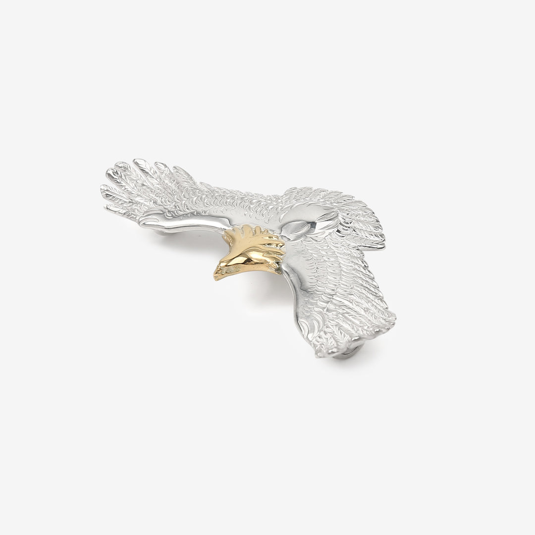 Moto Hideo Motoike EG-03 Eagle Pendant with K18 Gold Accent – Small full view 2