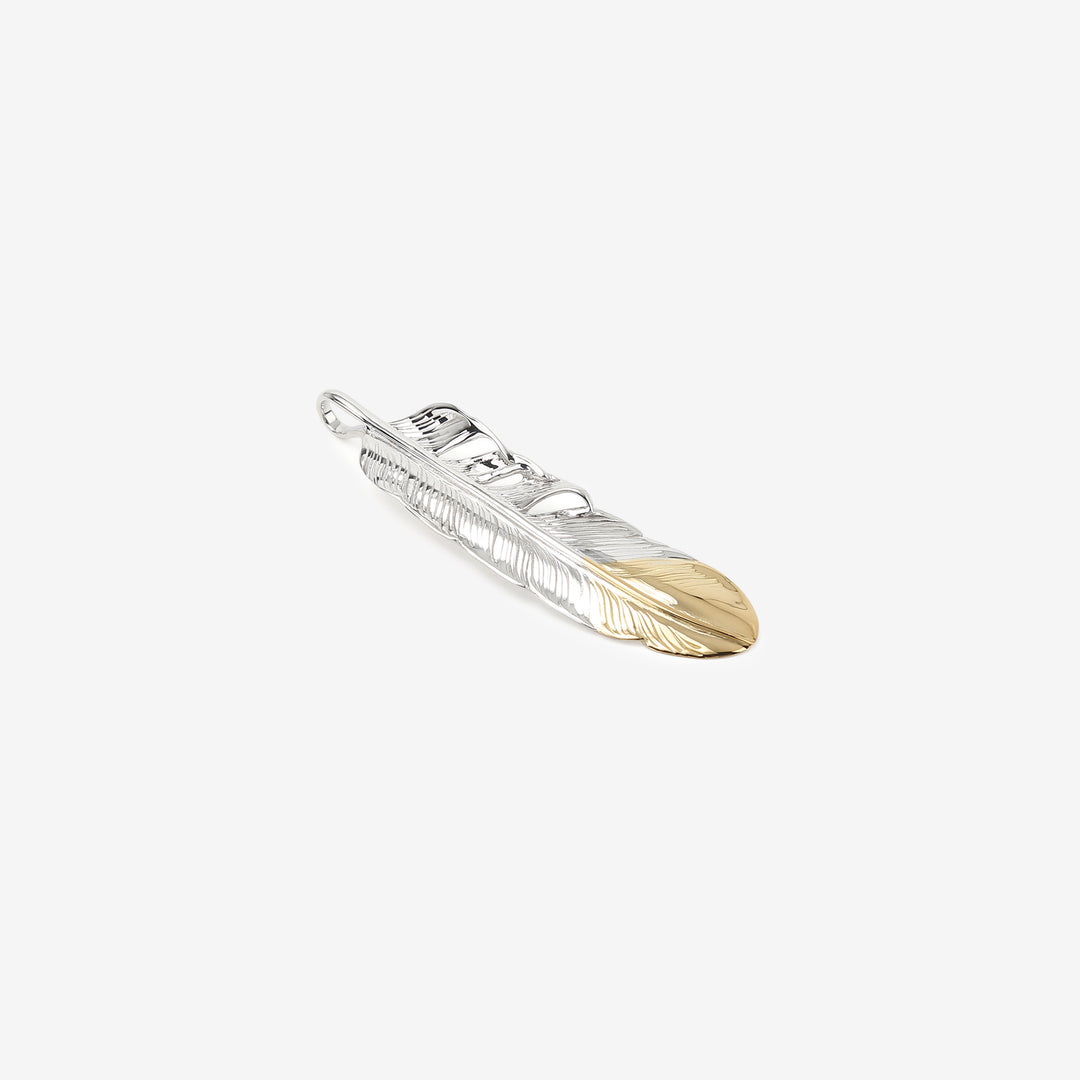 Moto Hideo Motoike FT-01-L K18 Gold-Tipped Feather – Large Left Front Full View