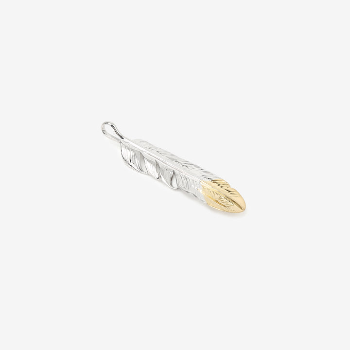 Moto Hideo Motoike FT-01-L K18 Gold-Tipped Feather – Large Left Back View