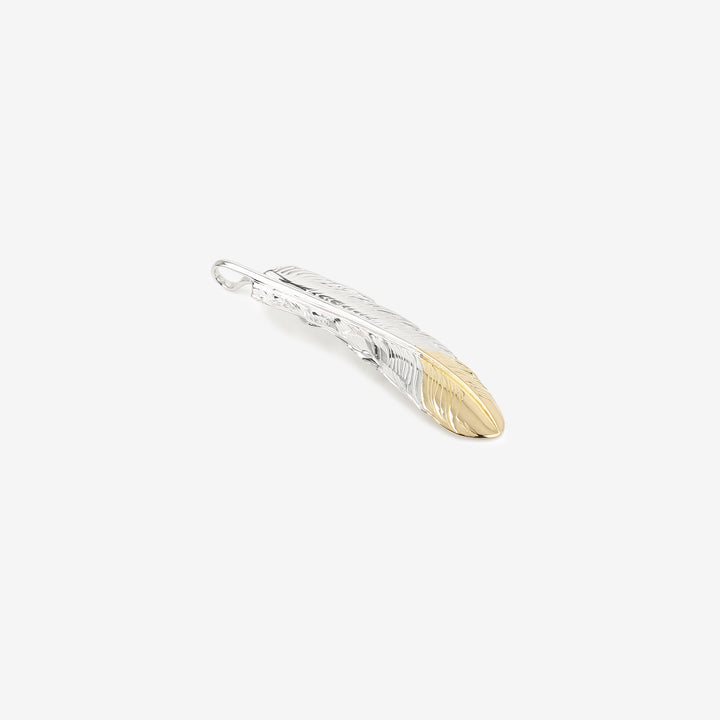 Moto Hideo Motoike FT-01-R K18 Gold-Tipped Feather – Large full view front 