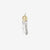 Moto Hideo Motoike FT-02-L Silver Feather with K18 Gold Heart Top - Large front full view