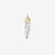 Moto Hideo Motoike FT-02-R Silver Feather with K18 Gold Heart Top - Large full view front