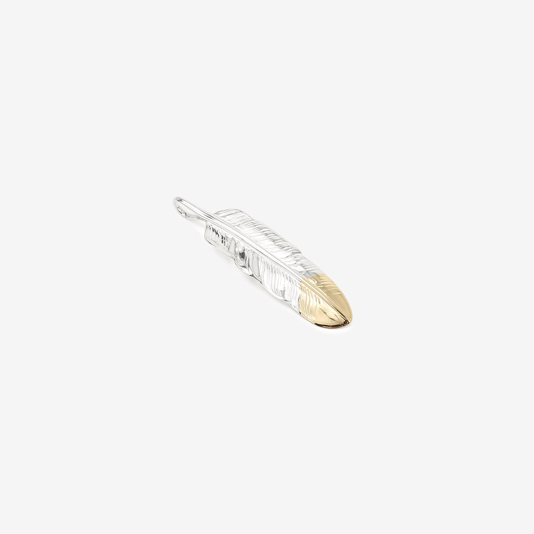 Moto Hideo Motoike FT-05-R K18 Gold-Tipped Feather – Medium Made in Japan front view_2