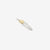 Moto Hideo Motoike FT-06-L Silver Feather with K18 Gold Heart Top - Medium