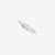 Moto Hideo Motoike FT-06-L Silver Feather with K18 Gold Heart Top - Medium