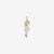 Moto Hideo Motoike FT-06-R Silver Feather with K18 Gold Heart Top - Medium front