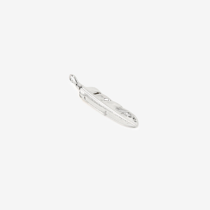Moto Hideo Motoike FT-06-R Silver Feather with K18 Gold Heart Top - Medium back view