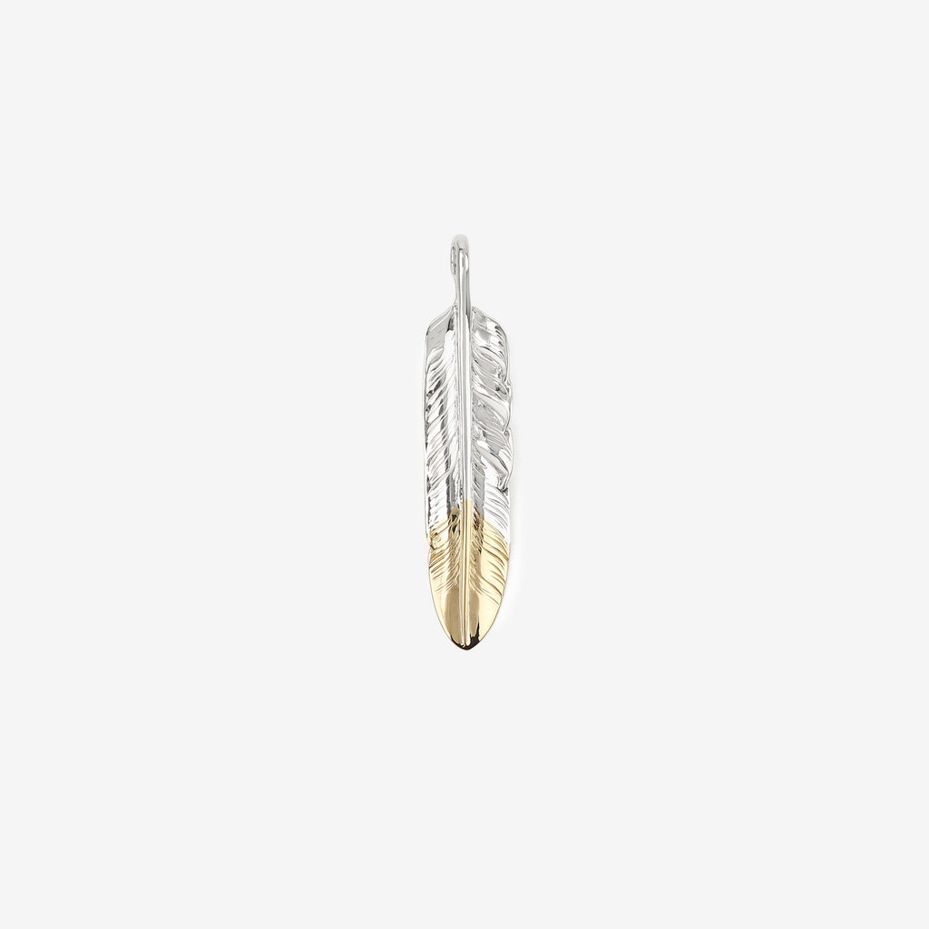 Moto Hideo Motoike FT-50 K18 Gold-Tipped Kazekiri Flight Feather Large_1
