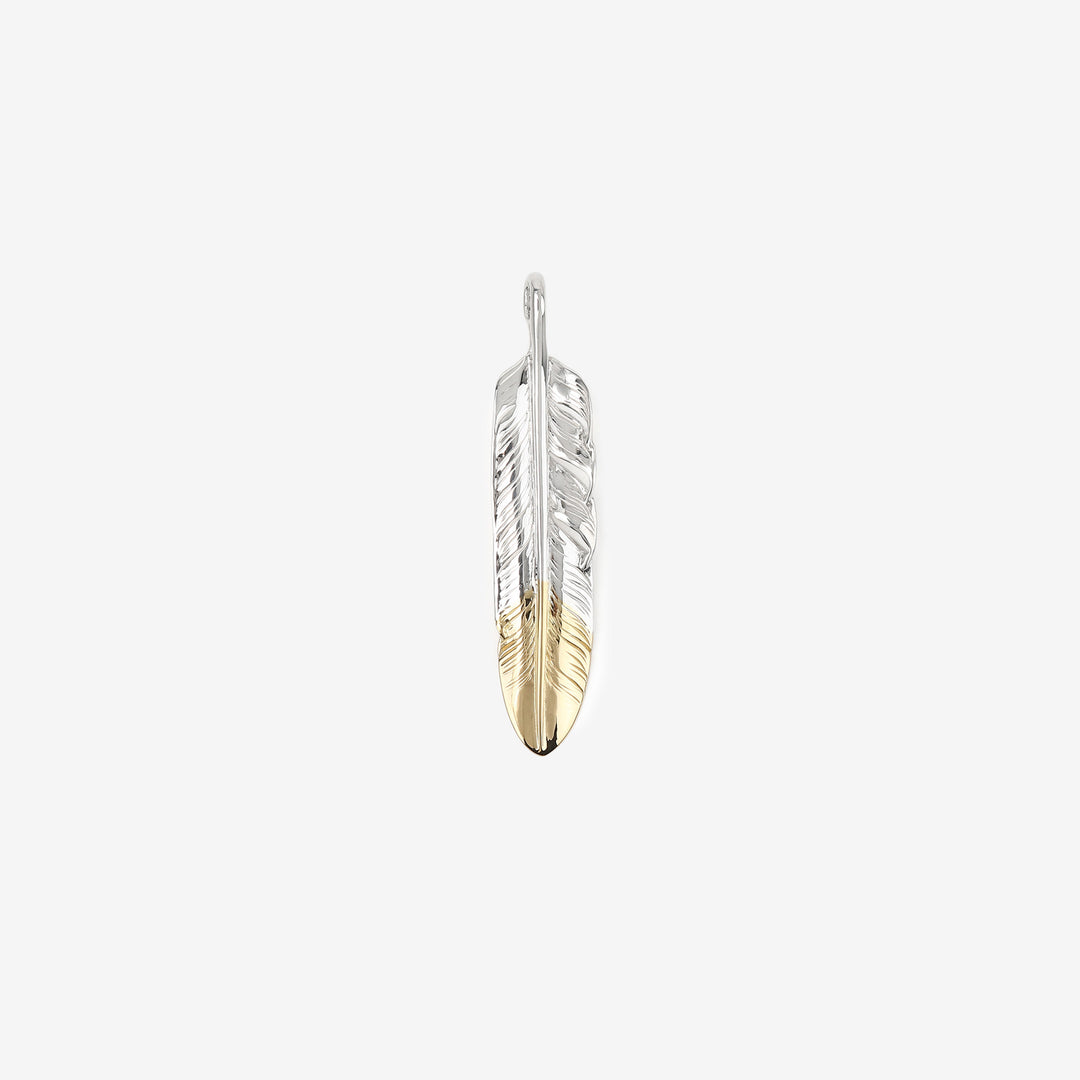 Moto Hideo Motoike FT-50 K18 Gold-Tipped Kazekiri Flight Feather Large_1