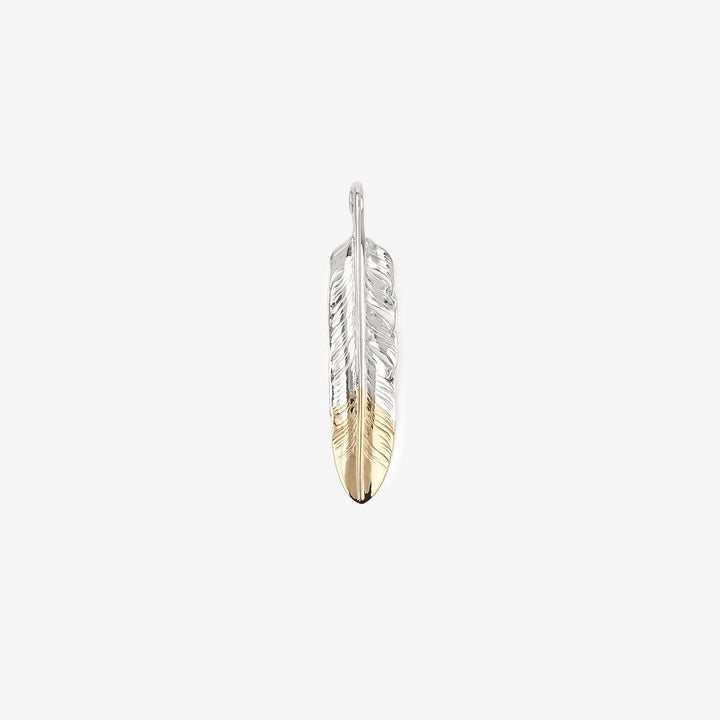 Moto Hideo Motoike FT-50 K18 Gold-Tipped Kazekiri Flight Feather Large_1