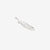 Moto Hideo Motoike FT-51 Silver Kazekiri Flight Feather – Large full view back