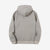 Deluxeware SPZ-00 heavyweight loopwheeled full zip parka made in Japan hoodie grey