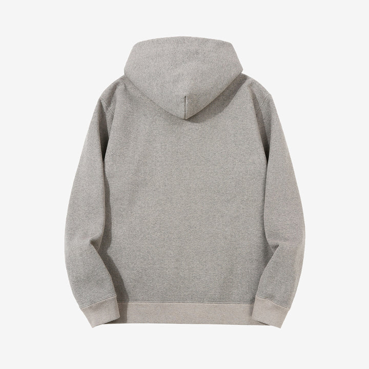Deluxeware SPZ-00 heavyweight loopwheeled full zip parka made in Japan hoodie grey