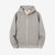 Deluxeware SPZ-00 heavyweight loopwheeled full zip parka made in Japan hoodie grey