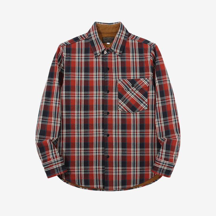 Deluxeware HV-19A Double-Weave Flannel Shirt – 20th Anniversary Model Front View