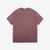 Dubble Works 7.7oz Recycled Cotton Slub Jersey T-Shirt Made in Japan Bordeaux Front ダブルワークス  半袖Tシャツ
