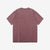 Dubble Works 7.7oz Recycled Cotton Slub Jersey T-Shirt Made in Japan Bordeaux Back ダブルワークス  半袖Tシャツ