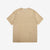 Dubble Works 37001-PD Stand Wheeler Heavyweight T-Shirt - Pigment Dyed Made in Japan Dark Beige Front