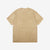 Dubble Works 7.7oz Recycled Cotton Slub Jersey T-Shirt Made in Japan Dark Beige Back ダブルワークス  半袖Tシャツ