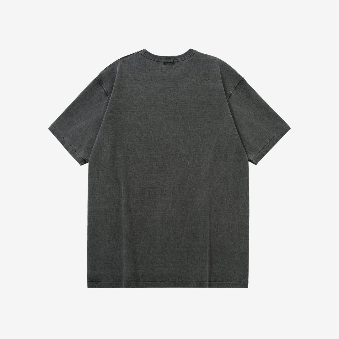 Dubble Works 37001PD Stand Wheeler Heavyweight T-Shirt - Pigment Dyed