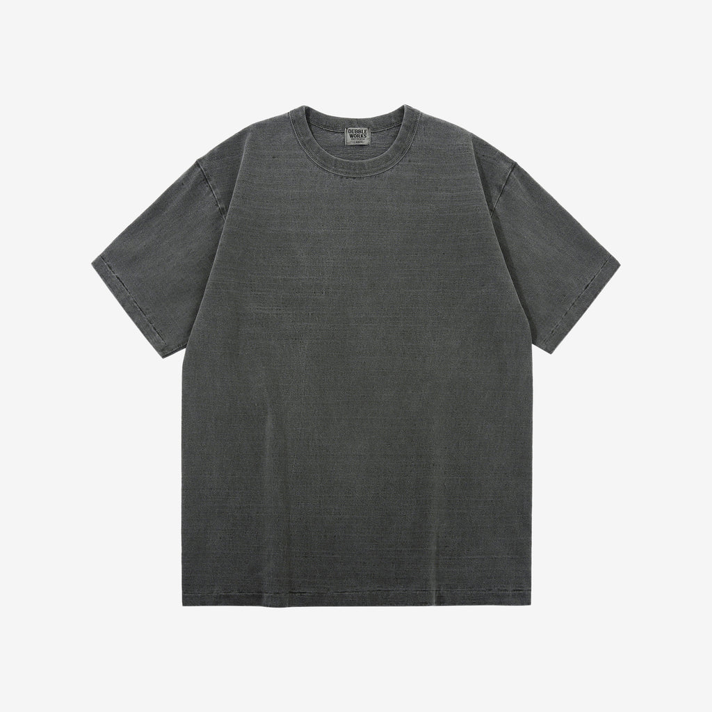 Dubble Works 7.7oz Recycled Cotton Slub Jersey T-Shirt Made in Japan Sumikuro Front ダブルワークス  半袖Tシャツ