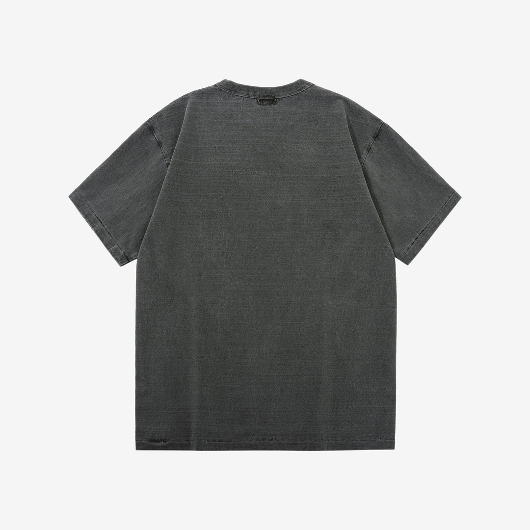 Dubble Works 7.7oz Recycled Cotton Slub Jersey T-Shirt Made in Japan Sumikuro Back ダブルワークス  半袖Tシャツ