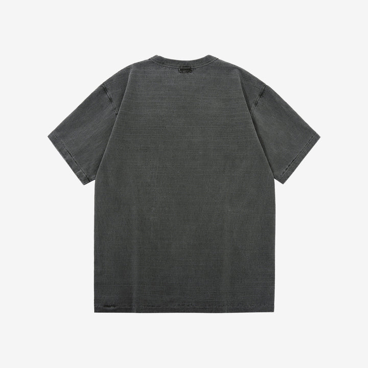 Dubble Works 7.7oz Recycled Cotton Slub Jersey T-Shirt Made in Japan Sumikuro Back ダブルワークス  半袖Tシャツ