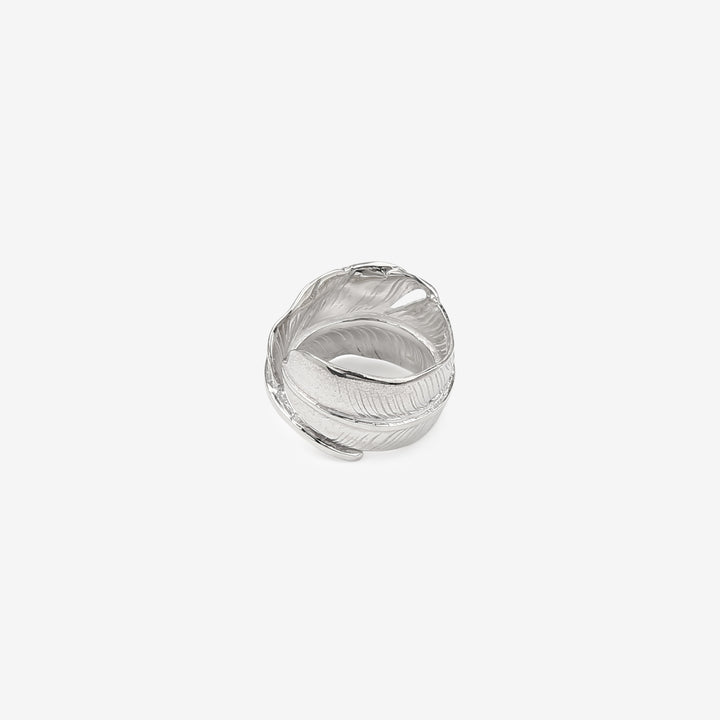 Moto Hideo Motoike RG-01 Kazekiri Feather Ring with K18 Gold Accent full view_4