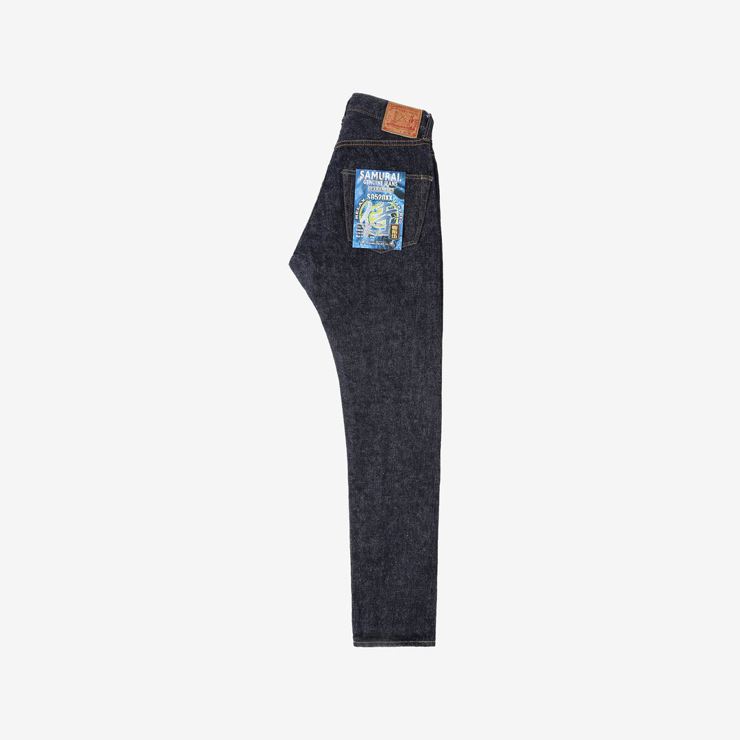 Samurai Jeans S0520XX 15oz Otokogi selvedge denim relaxed tapered fit front view