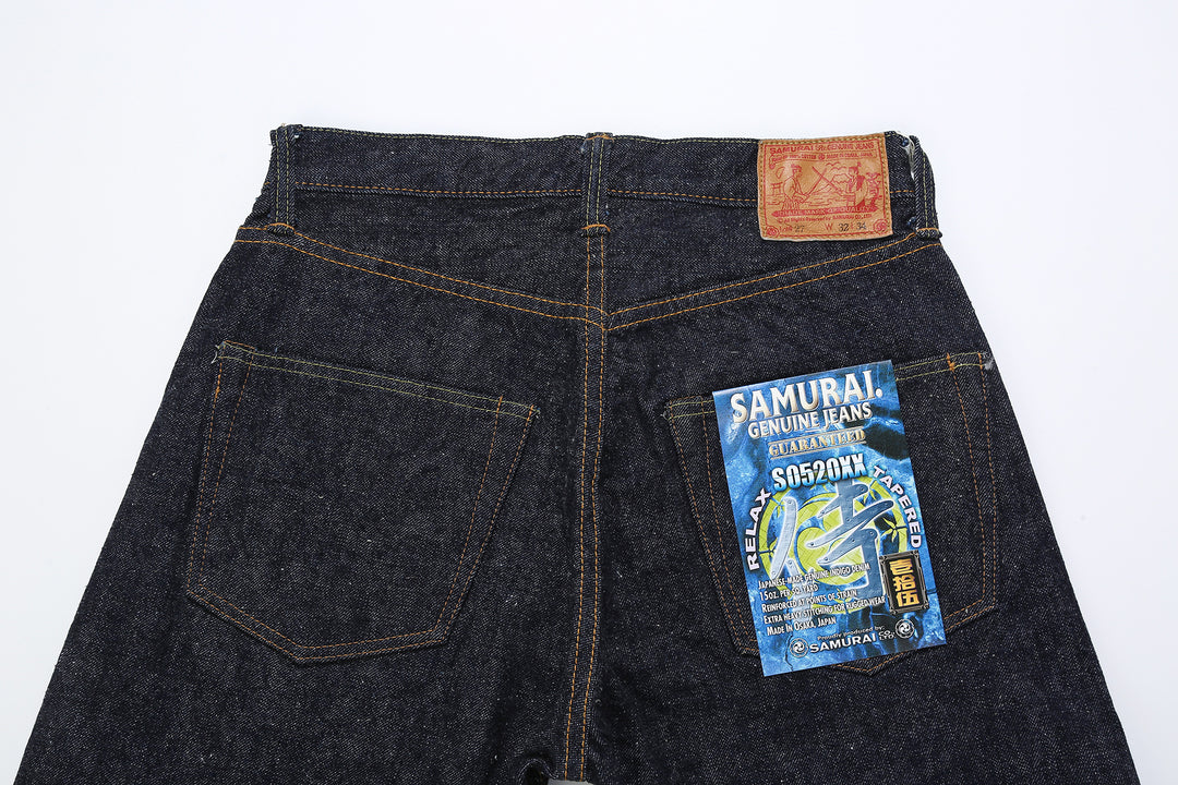 Samurai Jeans S0520XX 15oz "Otokogi" Selvedge Denim - Relaxed Tapered Fit