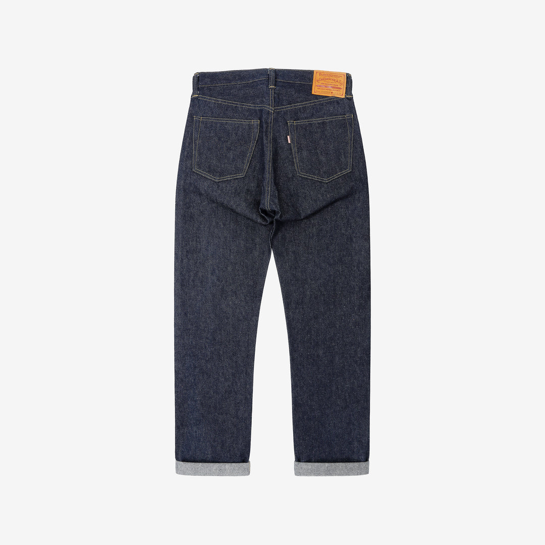 Warehouse Dead Stock Blue Lot S1000XX 14oz Selvedge Denim - Straight Fit Made in Japan Back View