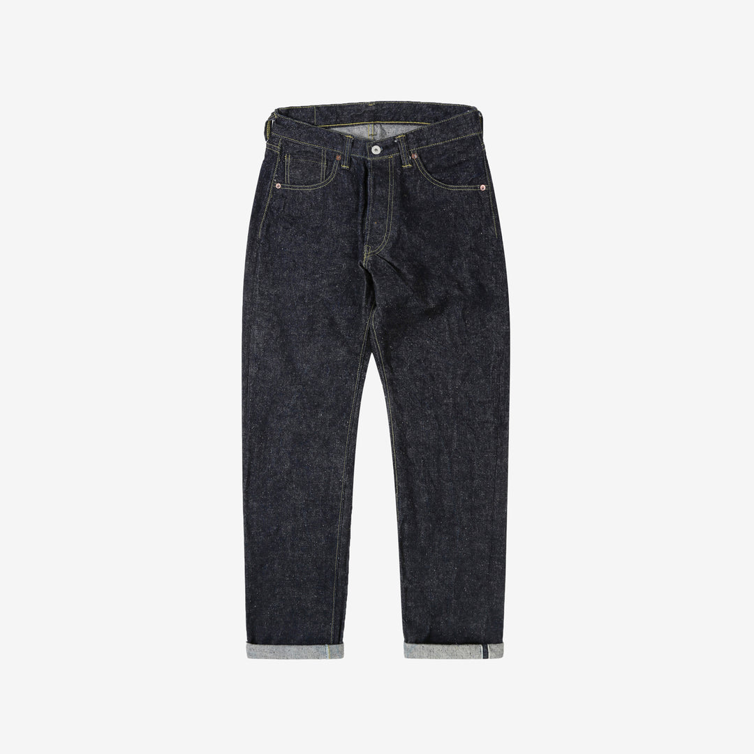 Samurai Jeans S2000HX 15oz Otokogi selvedge denim wide straight fit WWII model front view_2