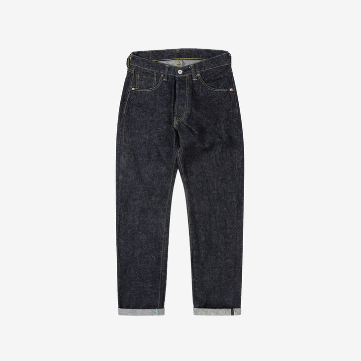 Samurai Jeans S2000HX 15oz Otokogi selvedge denim wide straight fit WWII model front view_2