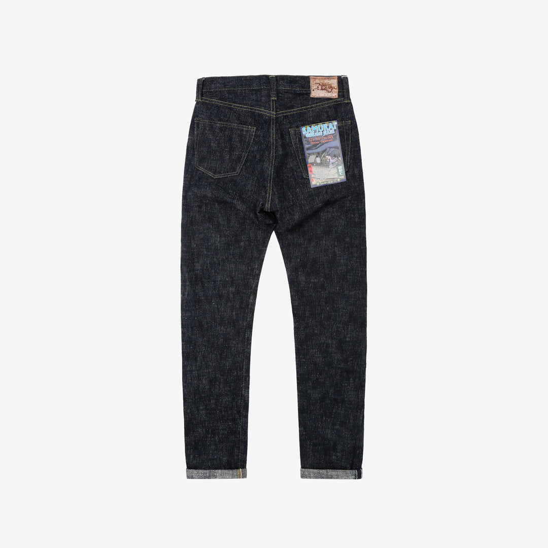 Samurai Jeans S211XX17oz SDS Murasame 17oz selvedge denim relaxed tapered fit black view