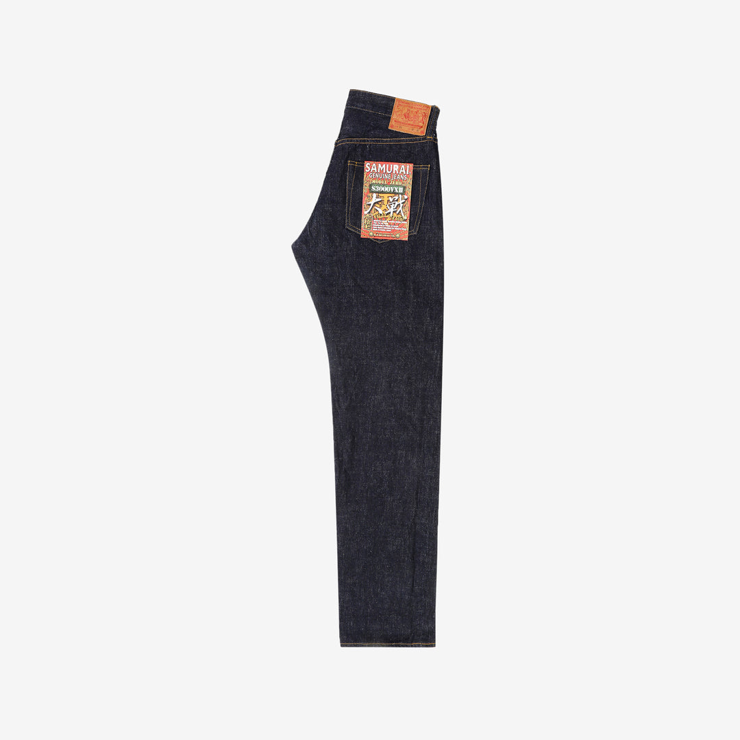 Samurai Jeans S3000VXII 17oz Bushido selvedge denim classic straight fit front view