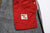 Samurai Jeans Bushido denim red herringbone pocket lining detail