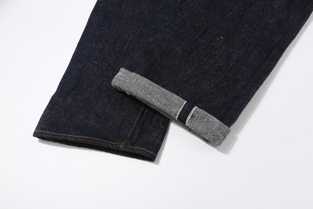 Samurai Jeans S3000VXII selvedge ID silver lamé detail Japanese denim