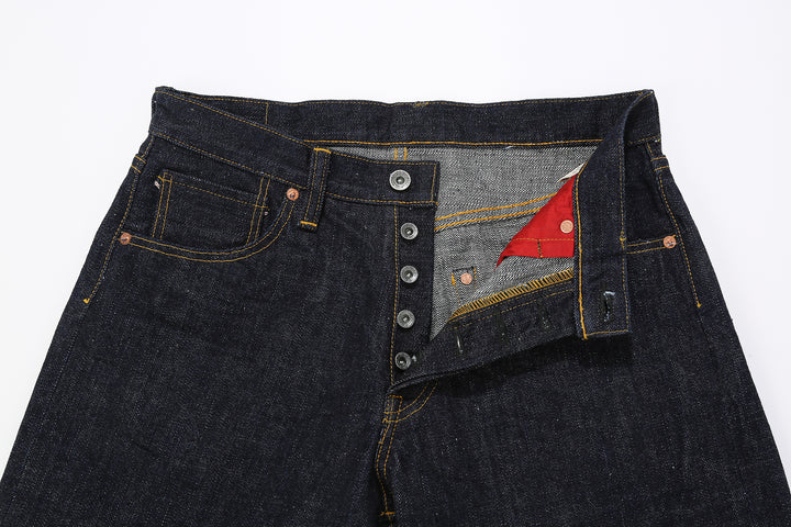 Samurai Jeans S3000VXII 17oz Bushido selvedge denim classic straight fit detail