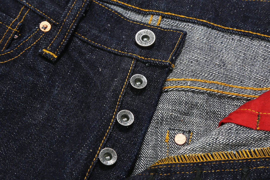 Samurai Jeans S3000VXII 17oz Bushido selvedge denim classic straight fit buttons