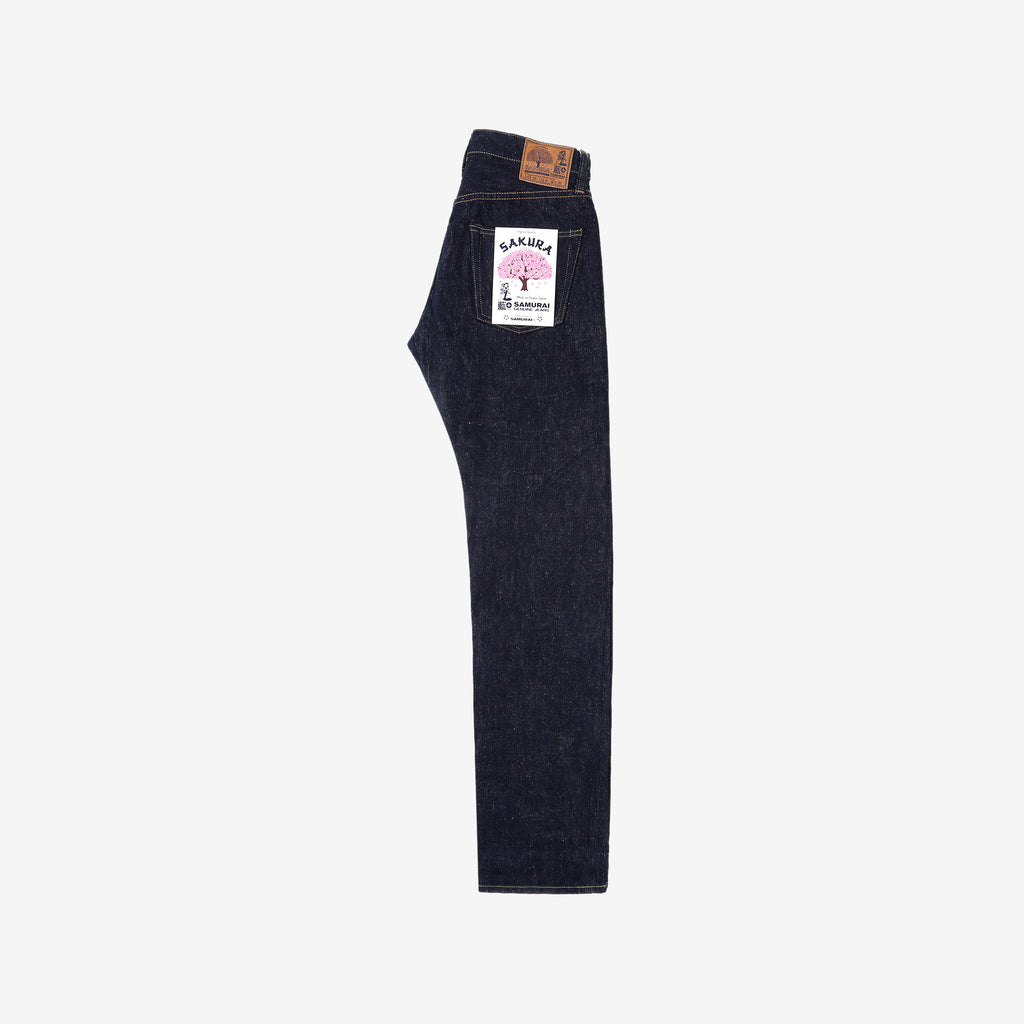 Samurai Jeans S500AX-SAKURA AI Plus SAKURA 18oz Selvedge Jeans - Full View