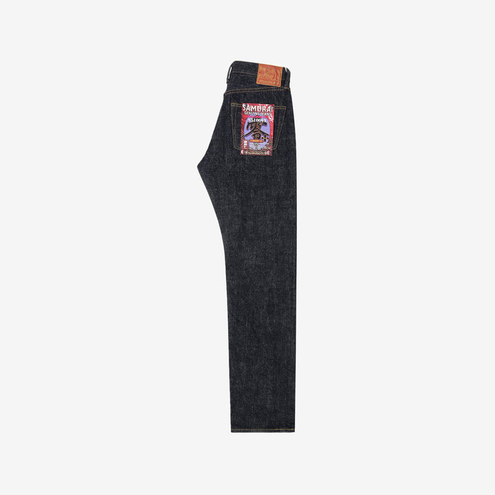 Samurai Jeans S5100VX Zero 17oz Bushido selvedge denim regular straight fit front view