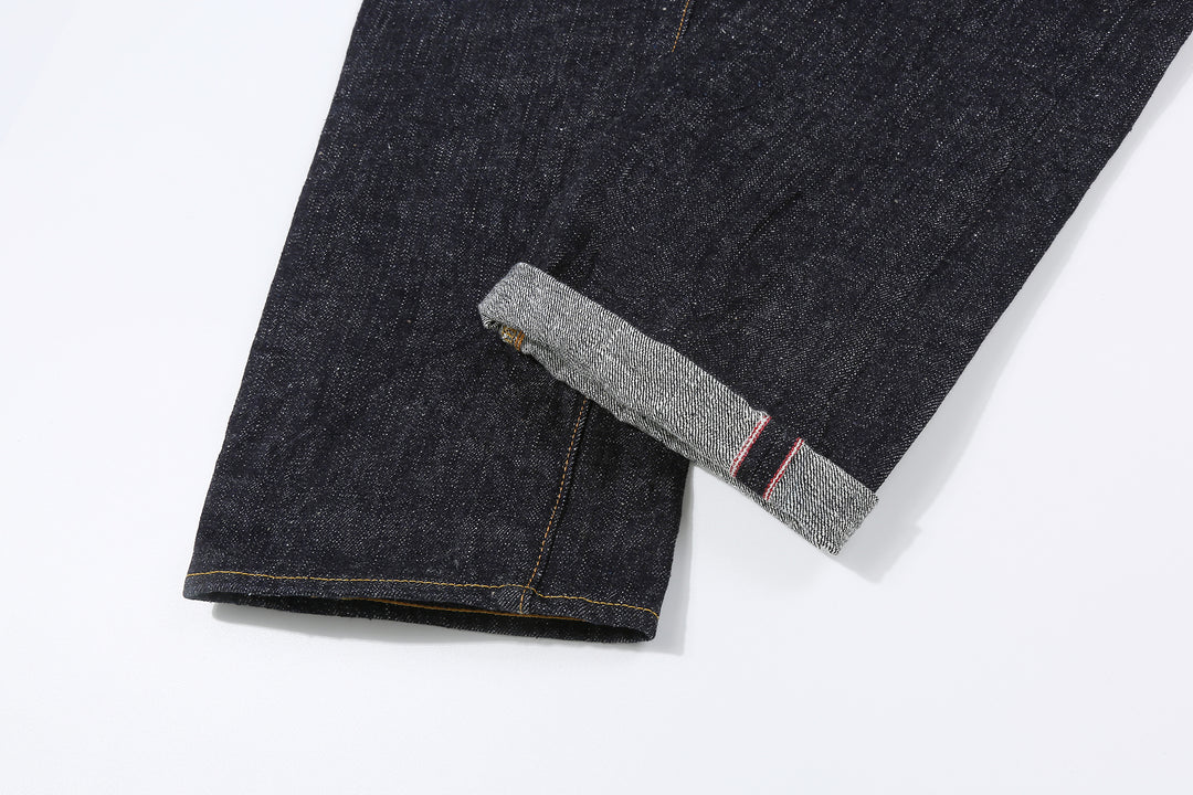 Samurai Jeans Bushido denim selvedge ID silver lame detail