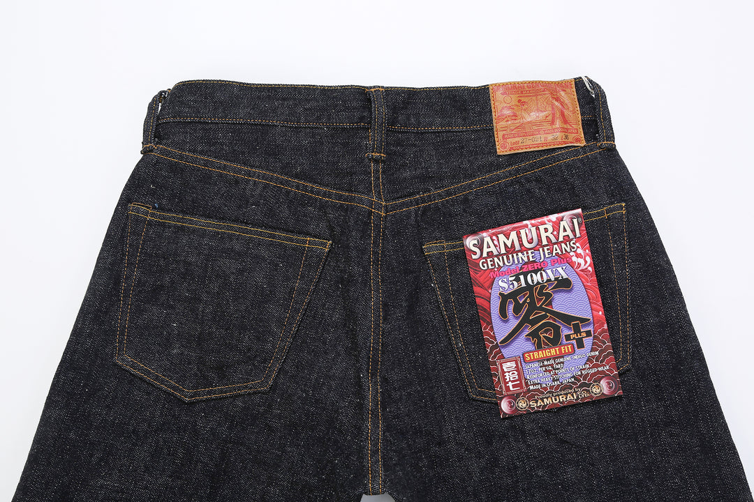 Samurai Jeans S5100VX Zero+ 17oz Bushido Selvedge Denim - Regular Straight Fit