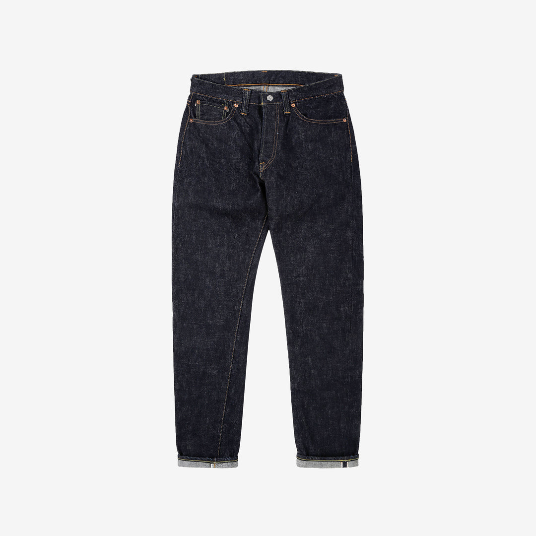 Samurai Jeans S520XX 21oz Cho-Kiwami selvedge denim relaxed tapered fit front view_2