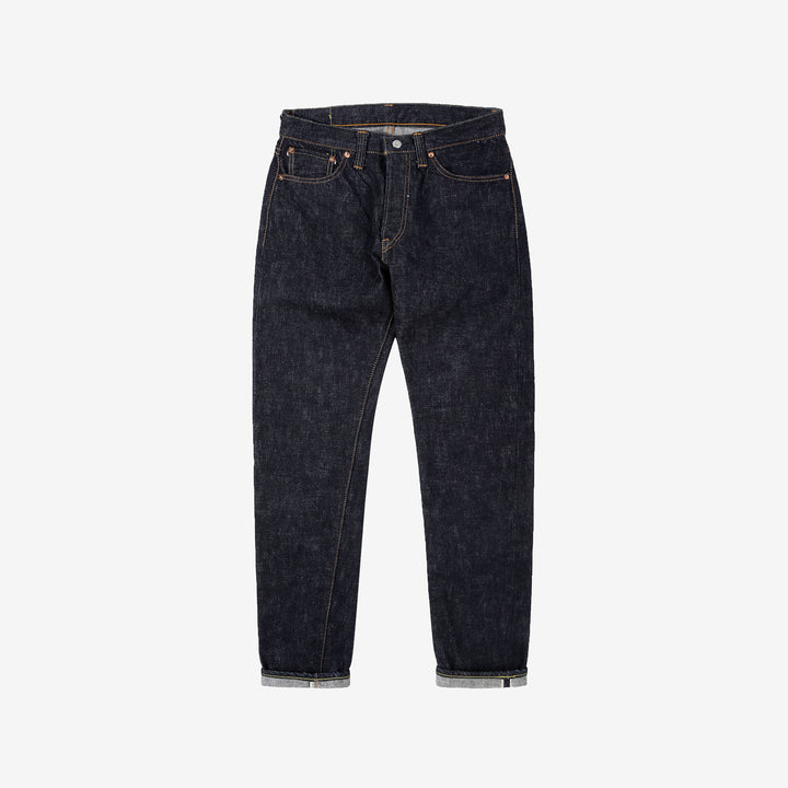 Samurai Jeans S520XX 21oz Cho-Kiwami selvedge denim relaxed tapered fit front view_2