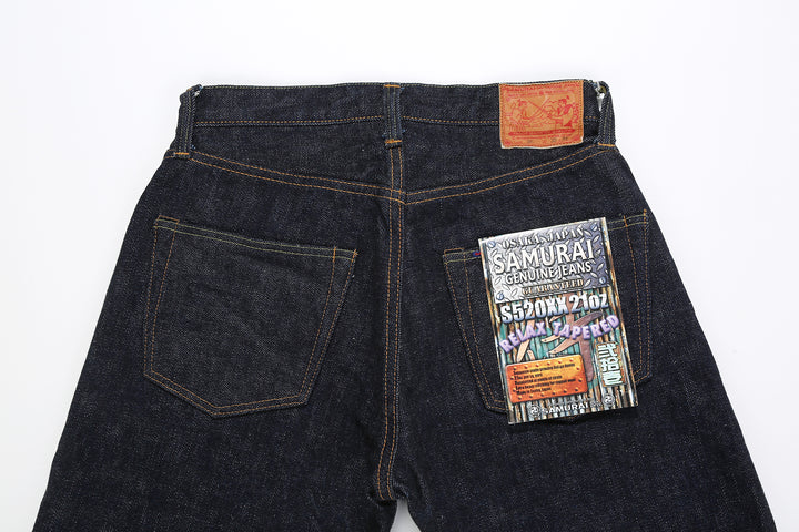 Samurai Jeans S520XX21oz 21oz "Cho-Kiwami" Selvedge Denim - Relaxed Tapered Fit