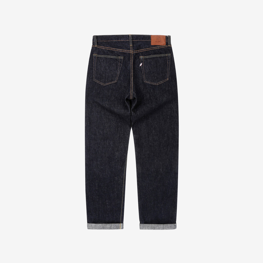Pure Blue Japan XX-002 14oz Indigo Selvedge Jeans - Back View