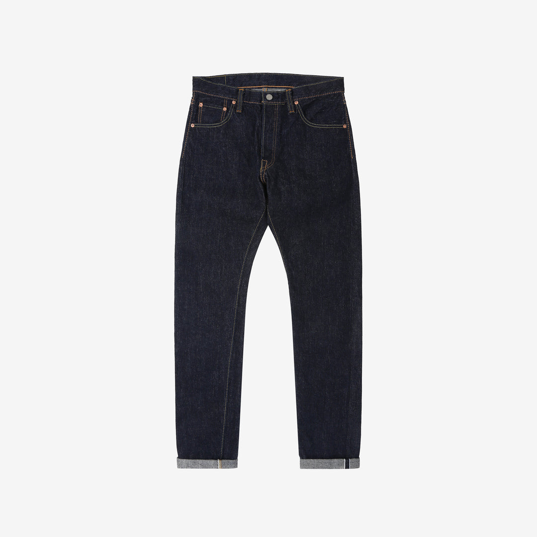 Pure Blue Japan XX-019 14oz Indigo Selvedge Jeans - Front View