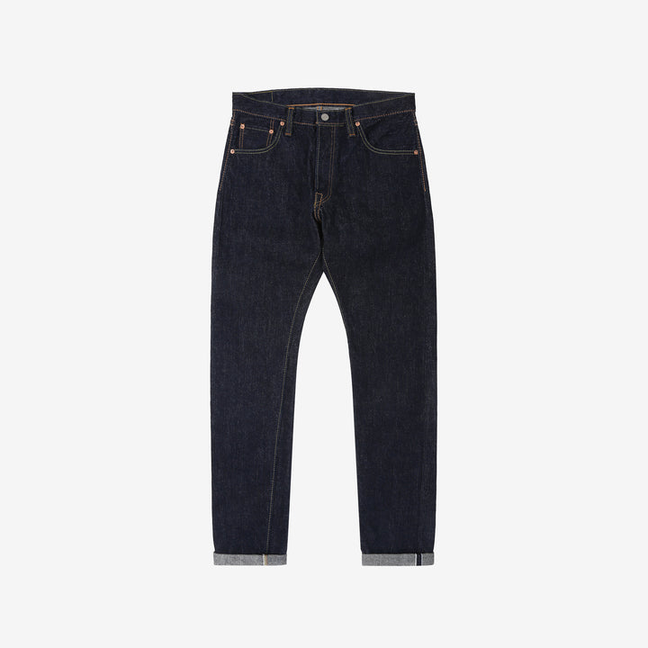 Pure Blue Japan XX-019 14oz Indigo Selvedge Jeans - Front View