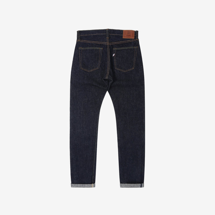Pure Blue Japan XX-019 14oz Indigo Selvedge Jeans - Back View